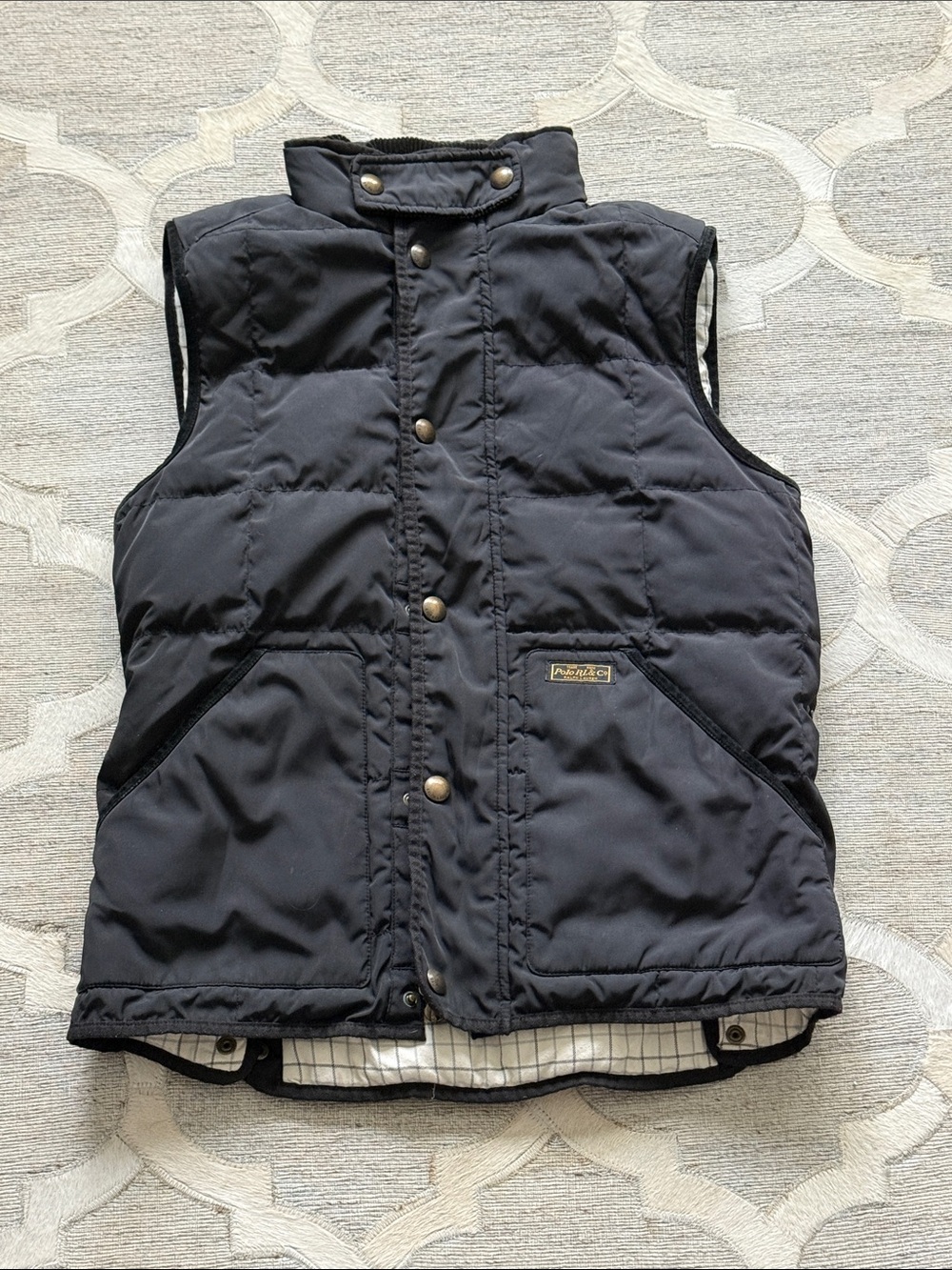 Polo Ralph Lauren S Snap Front Puffer Vest